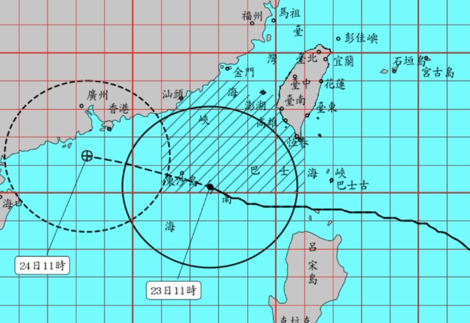 圖 / 中央氣象署，以下同