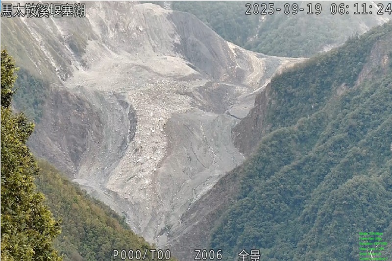 9月19日光復林道21.5K即時影像監視畫面。(圖／農業部）