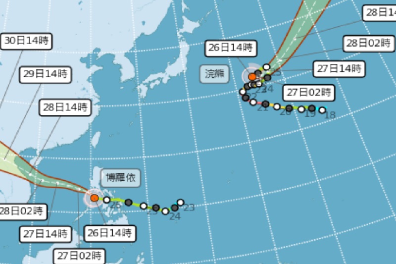 圖 / 中央氣象署