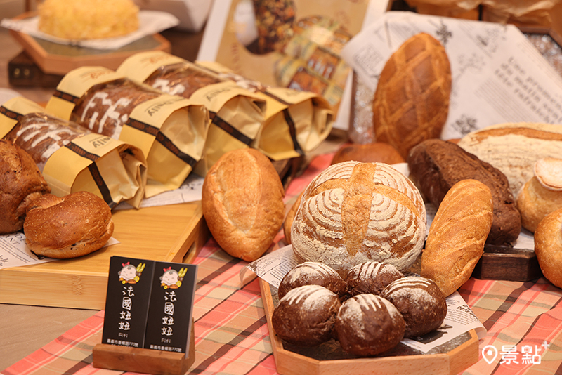 麵包強調減醣、健康的法國妞妞今年也入選金麥方(ㄆㄤˋ)獎。（圖／嘉義市政府）