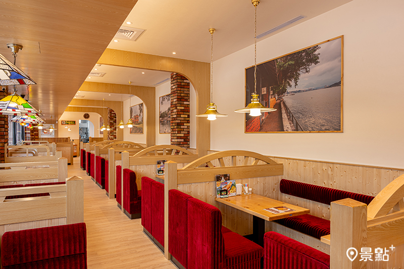 店內承襲客美多咖啡一貫的溫暖氛圍。