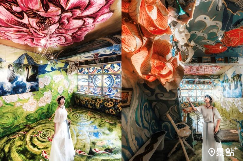 蔡政志美術館擁有360度無死角立體彩繪空間，吸引人前往取景。（圖／anlin_1021）