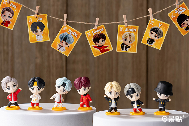 麥當勞X防彈少年團BTS TinyTAN！7款盲盒公仔粉絲必收
