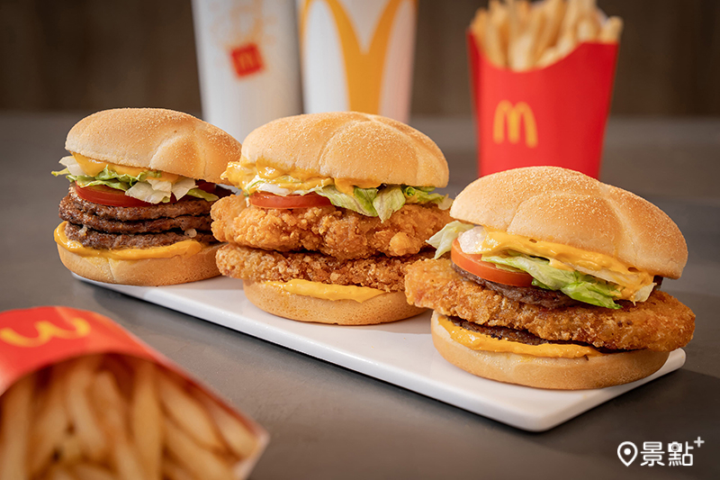 道地美式起司堡系列登場。