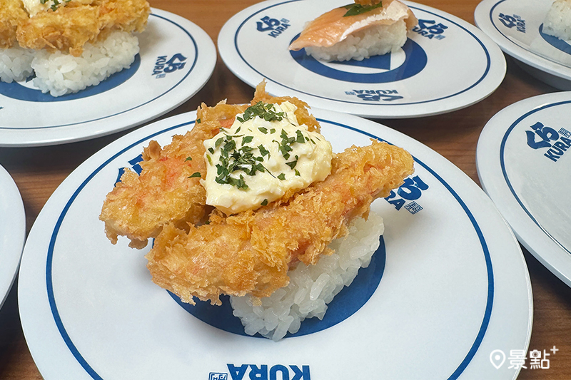 酥脆蟹風味棒佐塔塔醬。