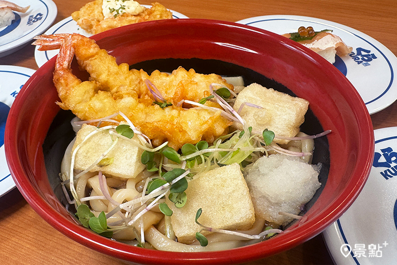 炸蝦天婦羅年糕醬拌烏龍麵（溫）