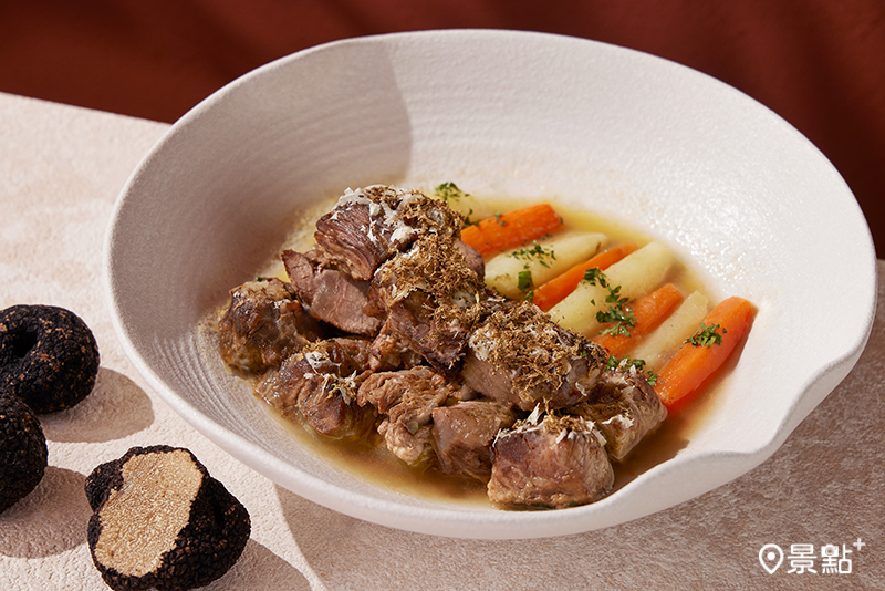 「Mr. Peppe」客座單點菜色 「慢燉和牛臀搭季節黑松露」。