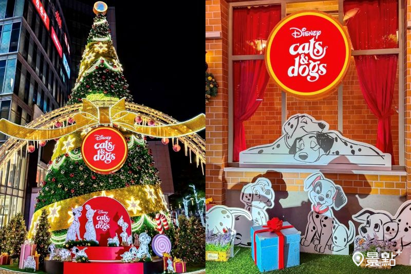 全台第一棵聖誕樹登場！16米迪士尼萌寵主題大景美拍