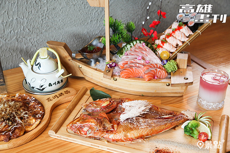 森川丼丼以真材實料的澎湃系日式美食滿足老饕味蕾，大份量也適合親友聚餐。