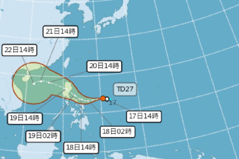 TD27恐成24號颱風風神！東北季風增強變天週末天氣先看