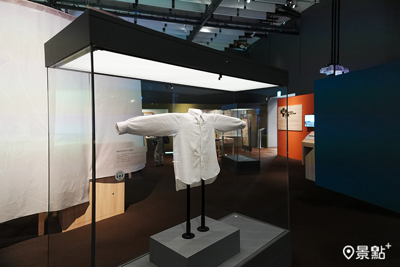 陳澄波先生被槍決時身穿的白色襯衫。