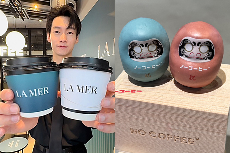 NO COFFEE X LA MER咖啡店快閃！日本高峰達摩聯名飲品同步登場