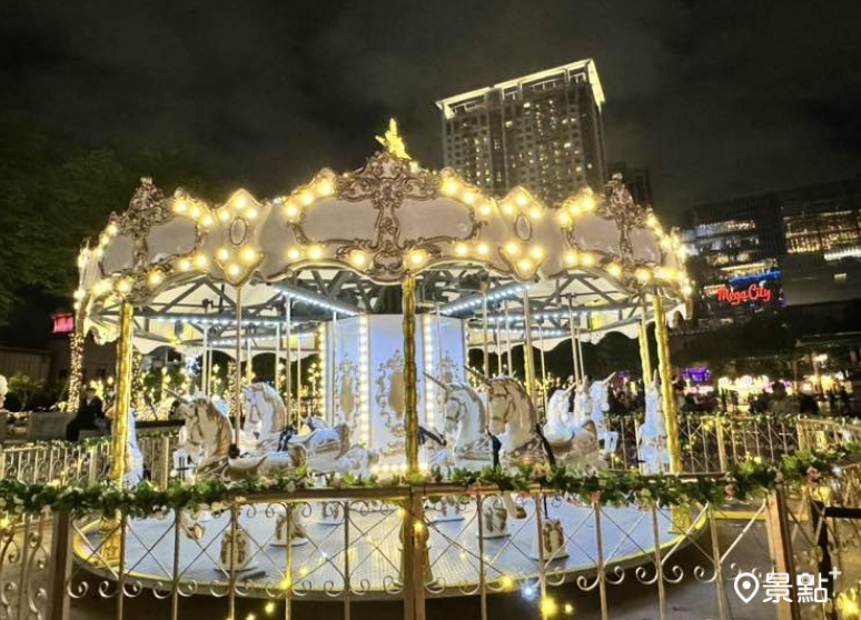 此為2024年新北歡樂耶誕城現場。(圖／景點+張盈盈，以下同)