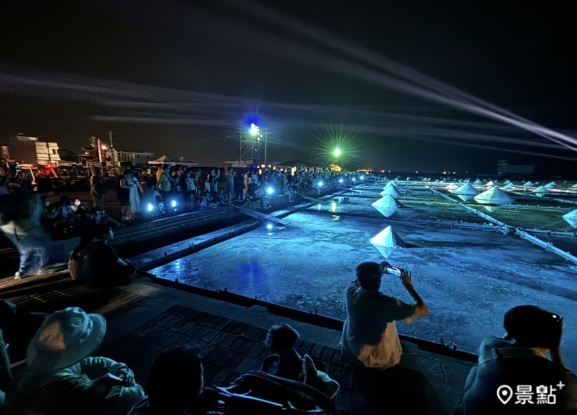 一箭雙鵰燈光節。（圖 / 台南市政府）