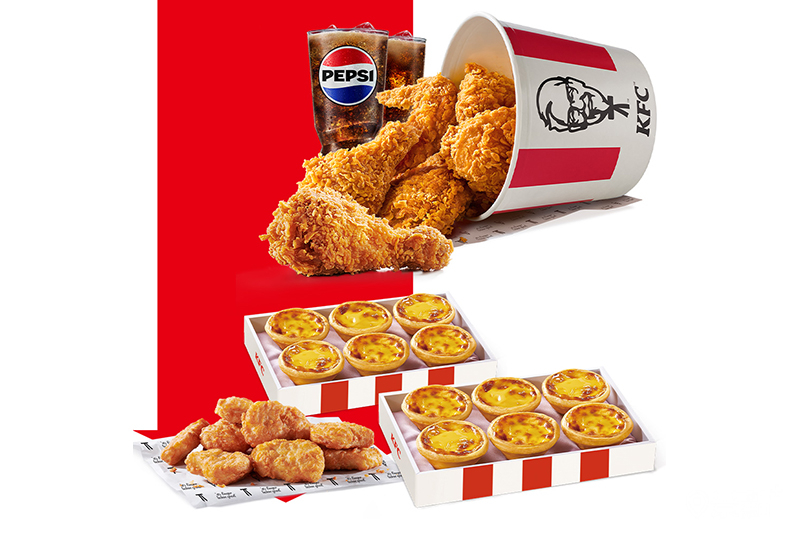 50477 「8塊上校雞塊＋原味蛋撻12入」限時6折優惠，只要$399！