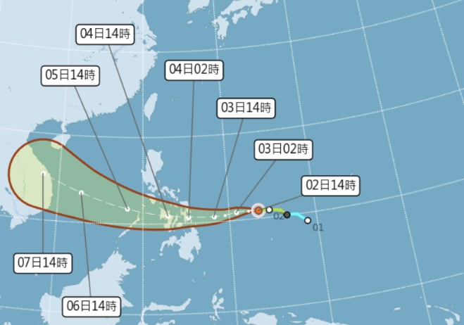 圖 / 中央氣象署