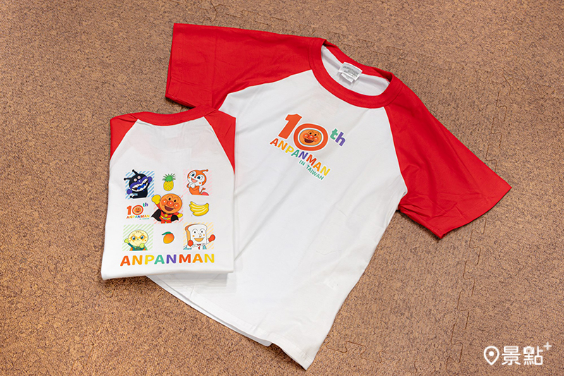 麵包超人10週年T-shirt，售價690元。