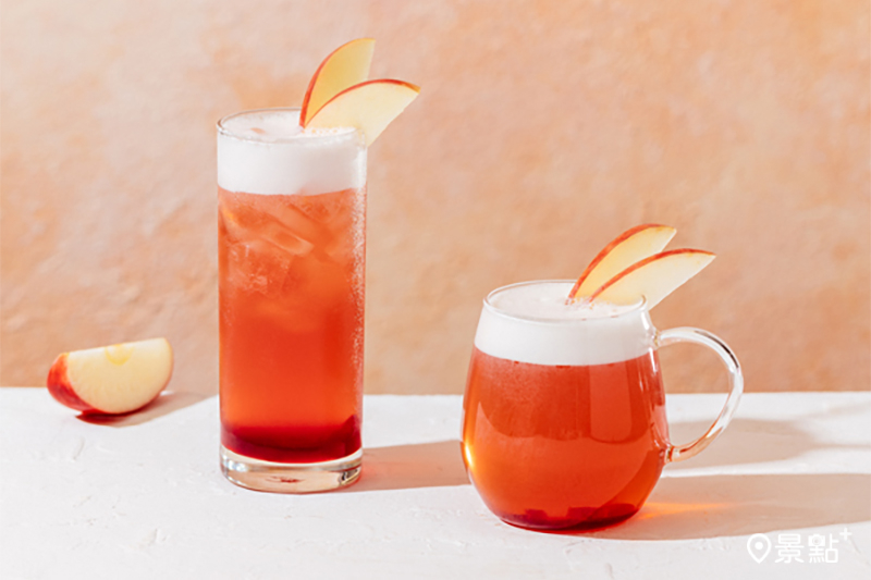 茶瓦納吧檯推出以在地碧螺春為基底「蘋果森林」。