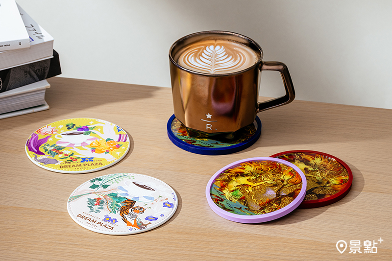 耶誕新品閃耀女神璀璨杯墊系列。