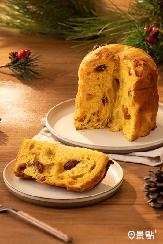 義大利國寶級聖誕水果麵包「潘娜朵尼」。