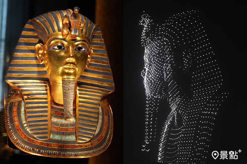 大埃及博物館無人機開幕秀！11米高法老雕像圖坦卡門黃金面具亮點必追