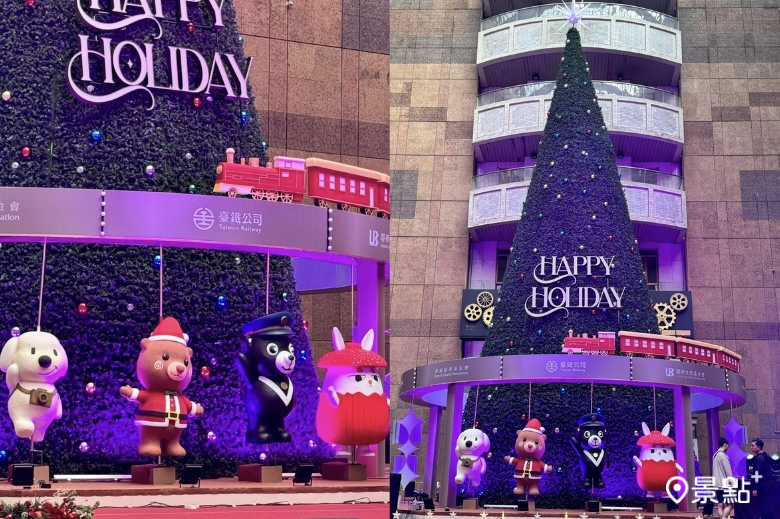 22米室內最高聖誕樹6萬顆燈泡！北車點亮慈善心願盧廣仲現身傳愛