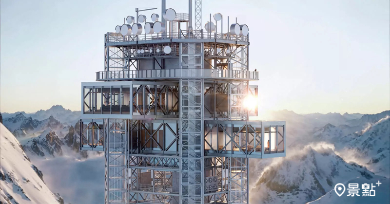鐵力士山 2026 全新地標 Titlis Tower (圖 / 飛達旅遊，以下同)