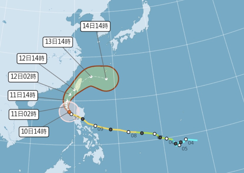 圖 / 中央氣象署