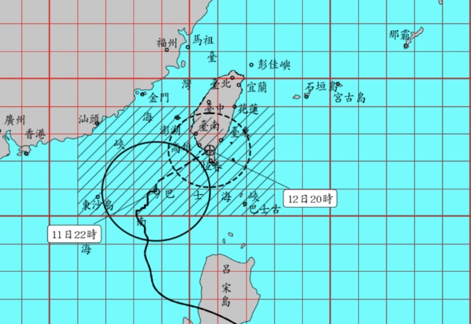 圖 / 中央氣象署