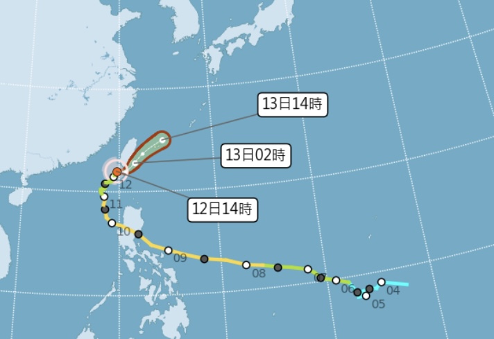 圖 / 中央氣象署