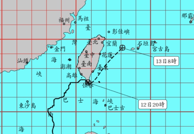 圖 / 中央氣象署