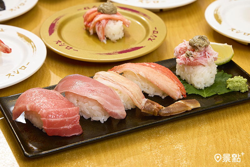 奢華蟹鮪拼盤 $400 。