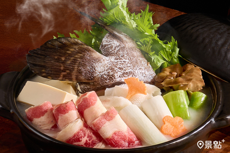 旬魚海陸相撲鍋。
