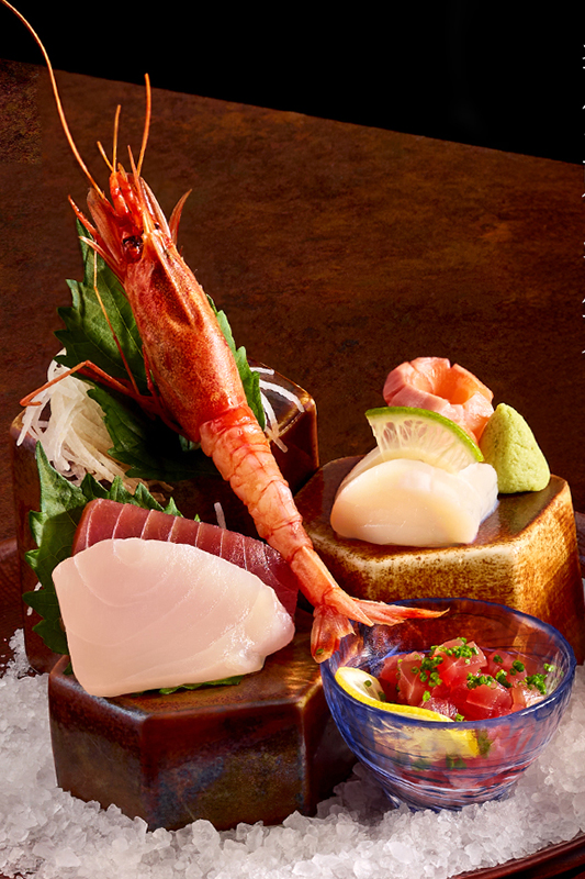 季節刺身盛合。