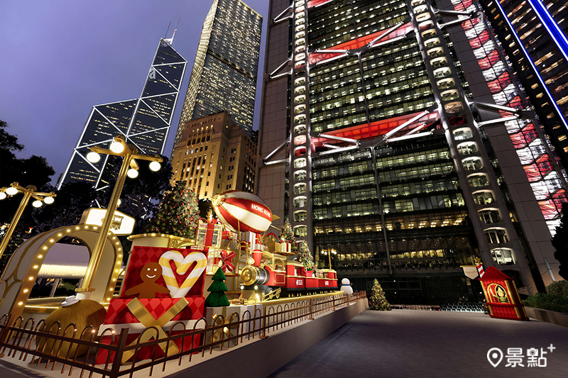 中環皇后像廣場花園化身聖誕天地。