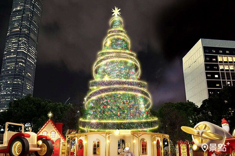 「香港繽紛冬日巡禮」打造20米高巨型聖誕樹！（圖／香港旅遊發展局，以下同）