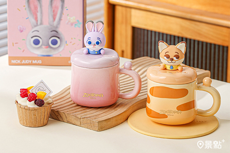 動物方城市系列立體公仔馬克杯。