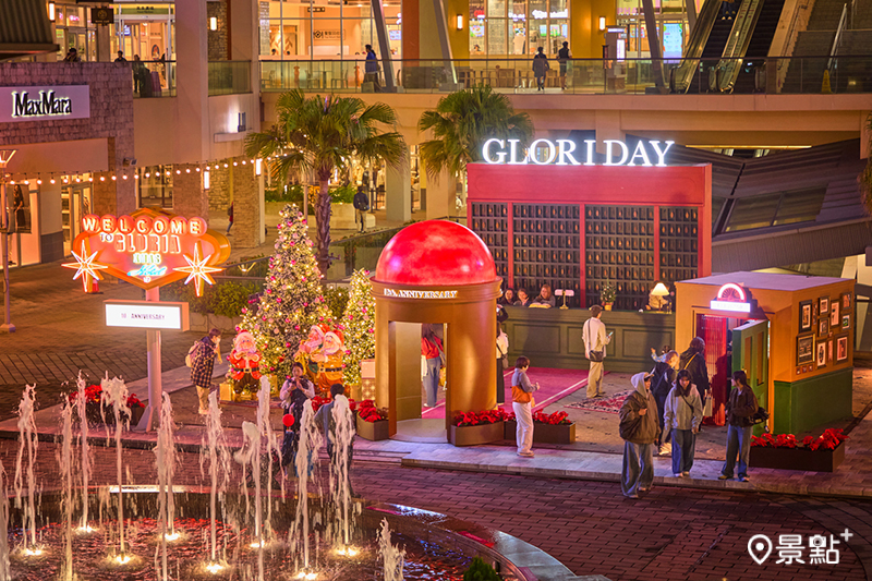 傍晚的一期「Gloria Xmas Hotel」宛如奇幻聖誕飯店。