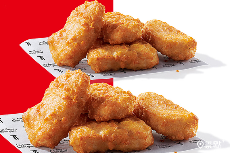 肯德基雙12破天荒推出12款經典點心買一送一優惠，4塊上校雞塊x2只要49元。
