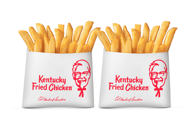 肯德基香酥脆薯買1送1。