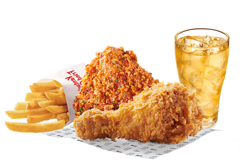 肯德基獨享雙雞餐只要139元。