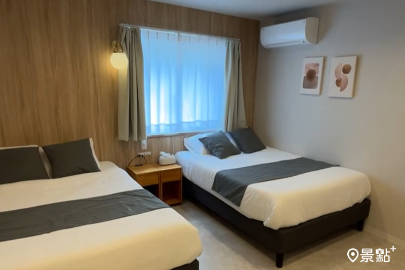 新型態民宿的房型有多元選擇，設備與配備也接近一般住家形式。