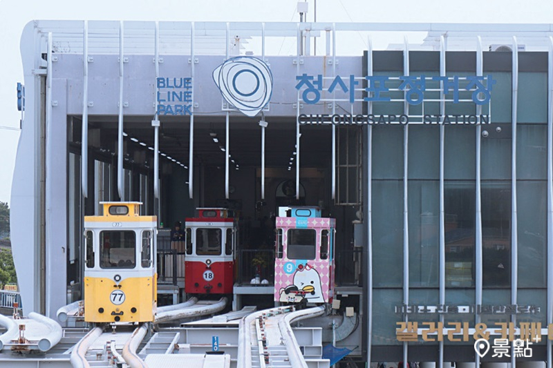 小巧的天空膠囊列車非常可愛