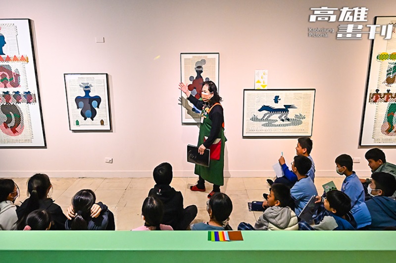 在兒美館，孩子可以靠近、可以參與藝術，也有機會來場即興創作。(攝影/Carter)