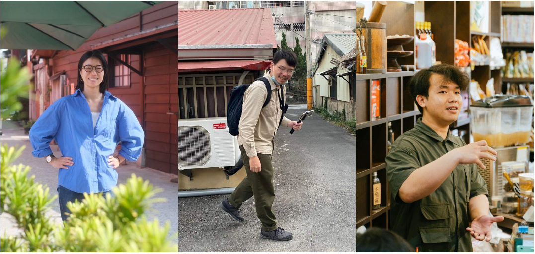 文史與建築史工作者 路款豪、諸羅設計塾設計長 許家茵，嘉義在地堅果雜糧老店「永昌行」第四代董耀鴻。